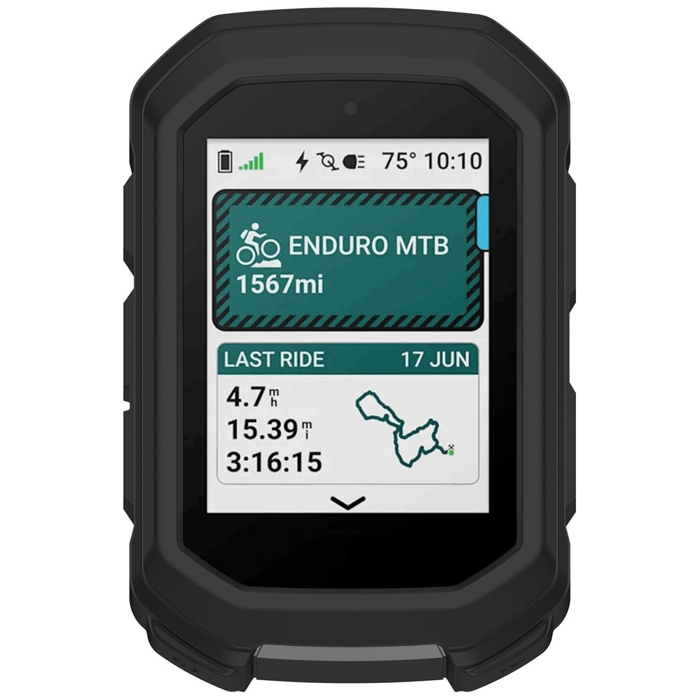 Snug silikonový obal na GPS cyklonavigaci Garmin Edge MTB - černý