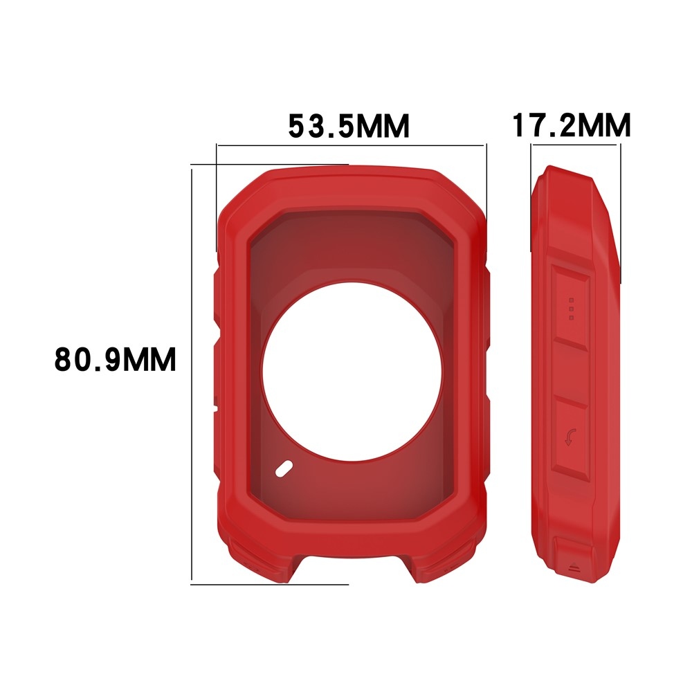 Snug silikonový obal na GPS cyklonavigaci Garmin Edge MTB - červený
