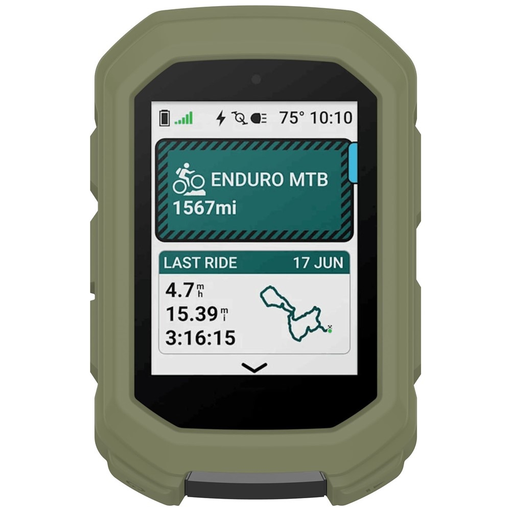 Snug silikonový obal na GPS cyklonavigaci Garmin Edge MTB - zelený