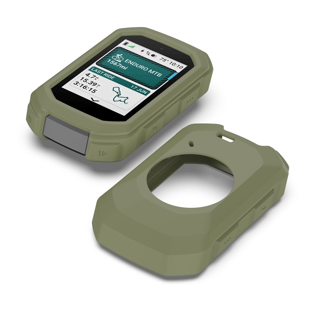 Snug silikonový obal na GPS cyklonavigaci Garmin Edge MTB - zelený