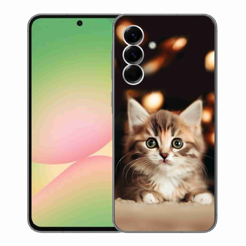 Gelový kryt mmCase na Samsung Galaxy A56 5G - roztomilé kotě 2