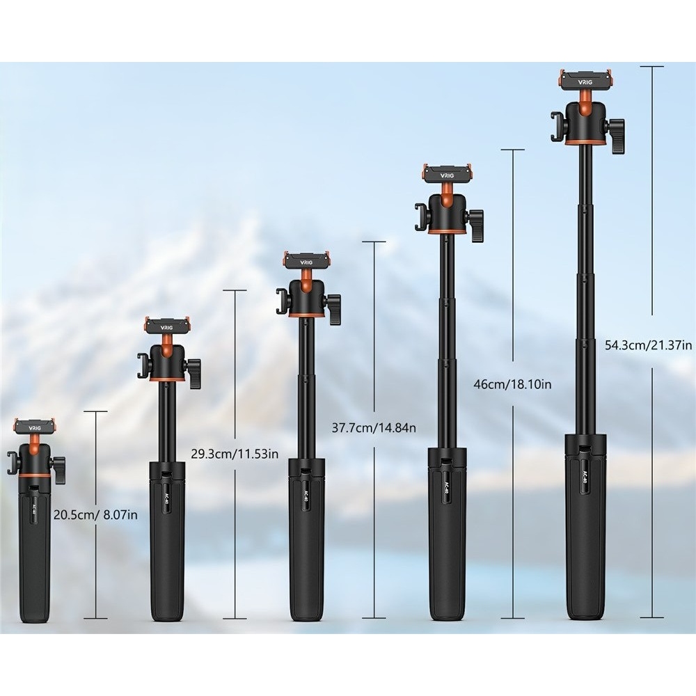 VRIG Magnetický rychloupínací stativ pro DJI Osmo Action 5 Pro, 4 a 3