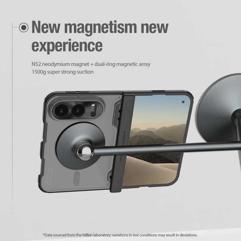 Nillkin Super Frosted FOLD Magnetic Zadní Kryt pro Apple iPhone Duo Black