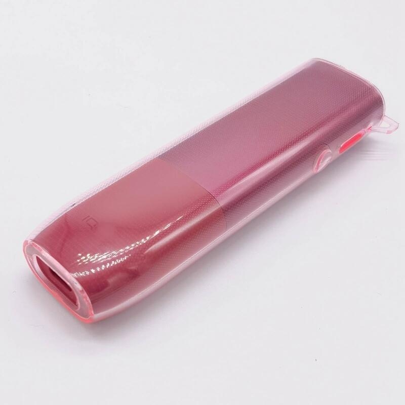 Soft gelový obal na IQOS ILUMA ONE - průhledný červený