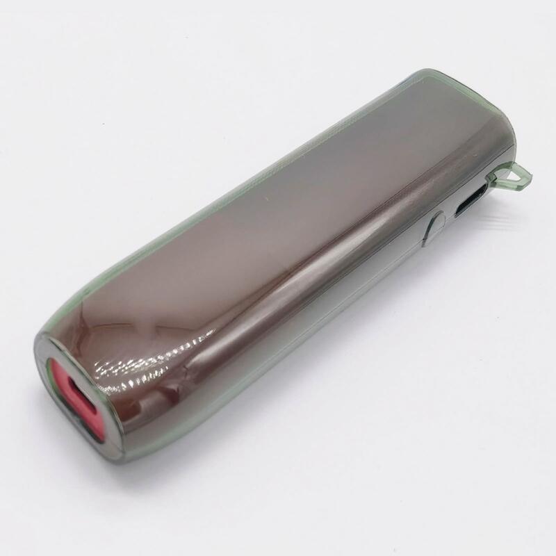Soft gelový obal na IQOS ILUMA ONE - průhledný zelený