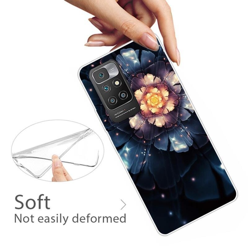 Soft gelový obal na mobilní telefon Xiaomi Redmi 10/Redmi 10 (2022) - barevná pivoňka