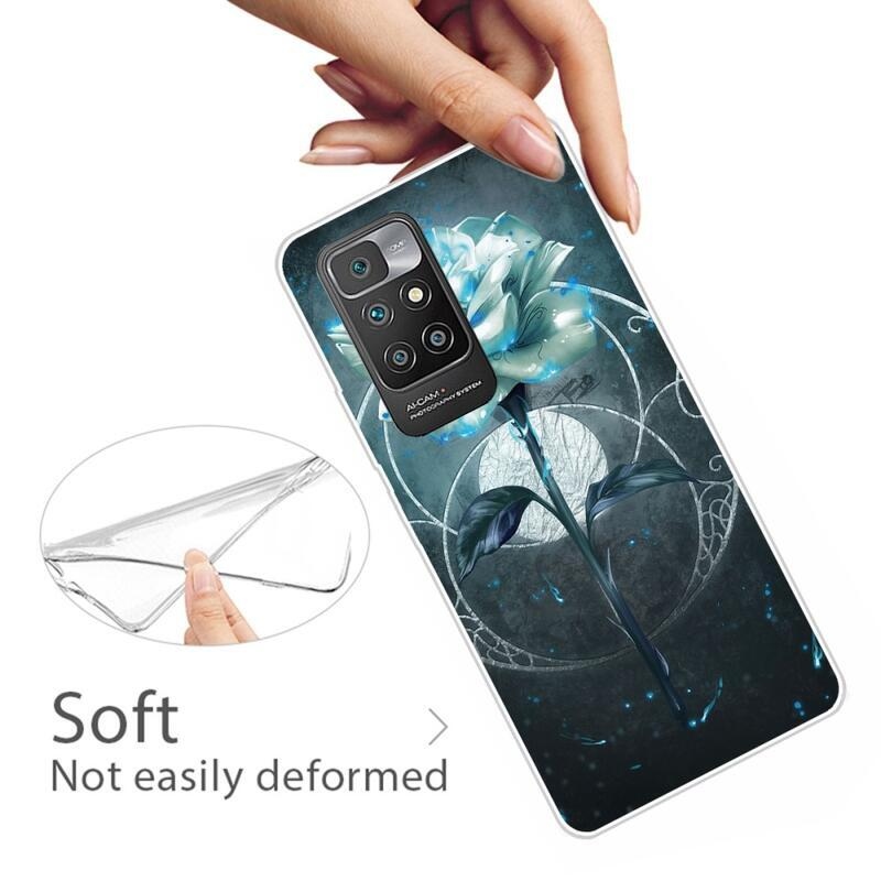 Soft gelový obal na mobilní telefon Xiaomi Redmi 10/Redmi 10 (2022) - magická růže