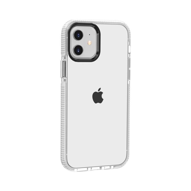Soft gelový obal pro mobil iPhone 12 Pro/12 - šedý