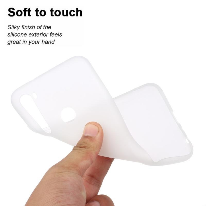Soft gelový obal pro mobil Xiaomi Redmi Note 8 - bílý