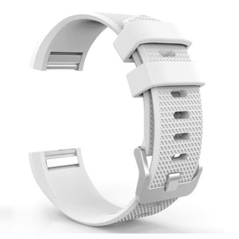 Soft gelový řemínek pro chytré hodinky Fitbit Charge 2 - bílý