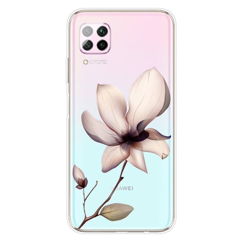 Softy gelový obal na mobil Huawei P40 Lite - živý květ