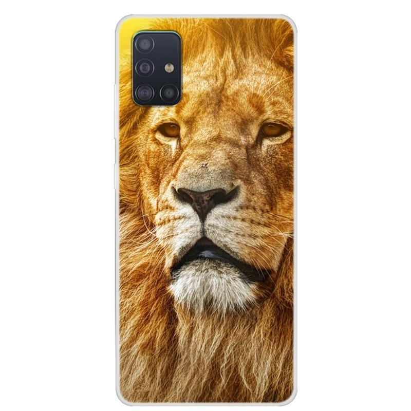 Softy gelový obal na mobil Samsung Galaxy A51 - lev