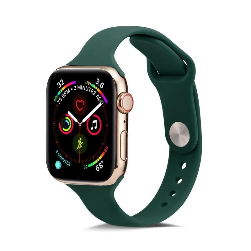 Softy silikonový řemínek na Apple Watch 5/4 40mm, 3/2/1 38mm - zelený