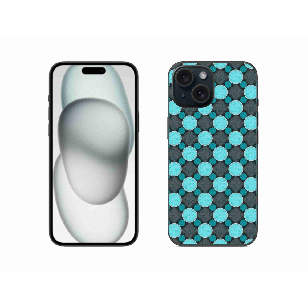 Gelový kryt mmCase na iPhone 15 - abstraktní motiv 14