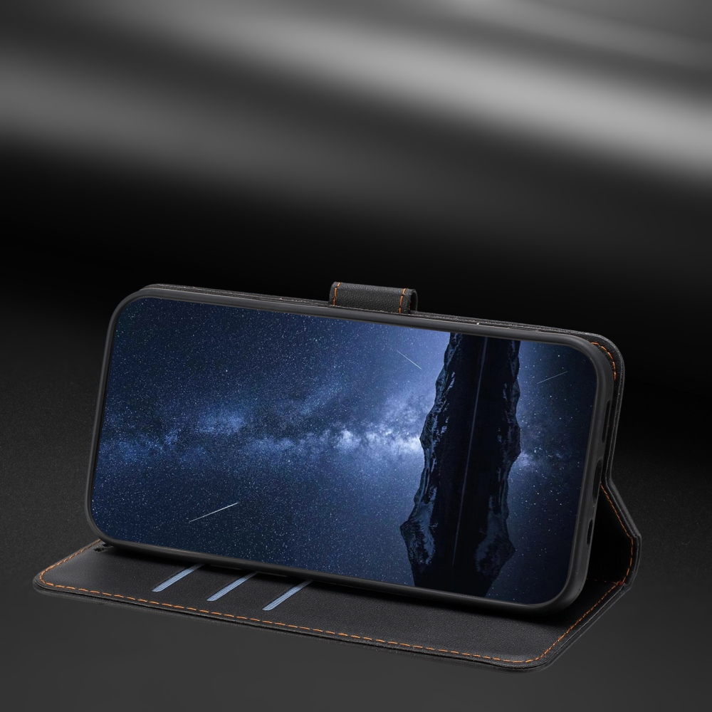 Solid knížkové pouzdro na Xiaomi 17 Ultra - černé