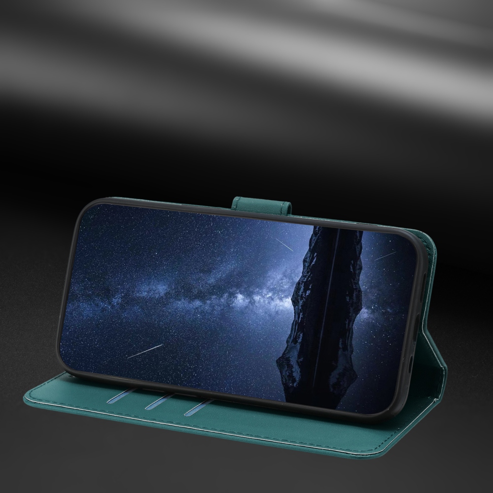 Solid knížkové pouzdro na Xiaomi 17 Ultra - zelené