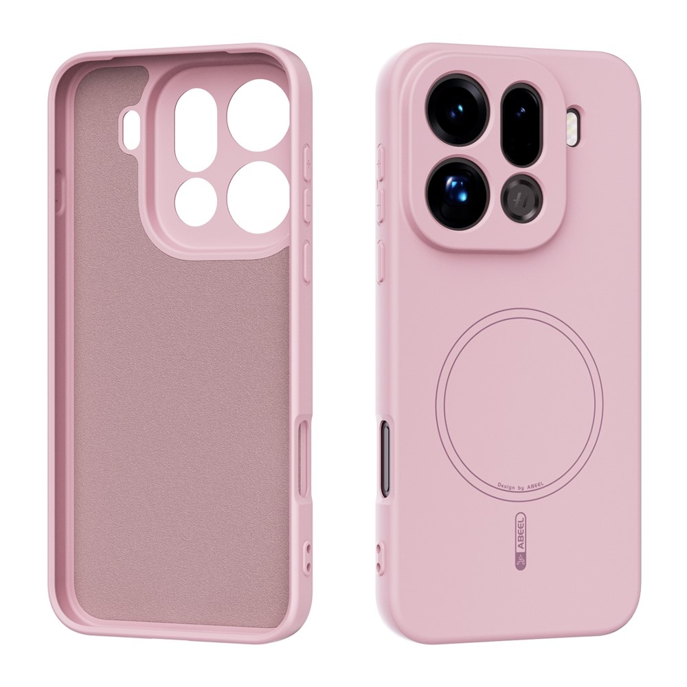 Solide gelový obal s MagSafe na Oppo Find X9 Pro 5G - růžový