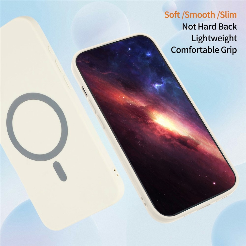 Solide gelový obal s MagSafe na Samsung Galaxy S26 FE - béžový