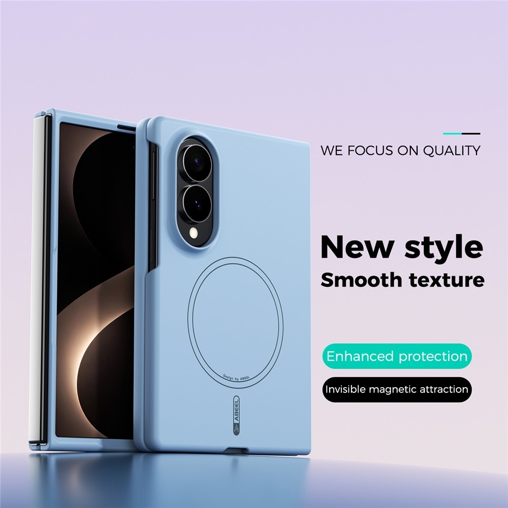 Solide gelový obal s MagSafe na Samsung Galaxy Z Fold8 5G - světlemodrý