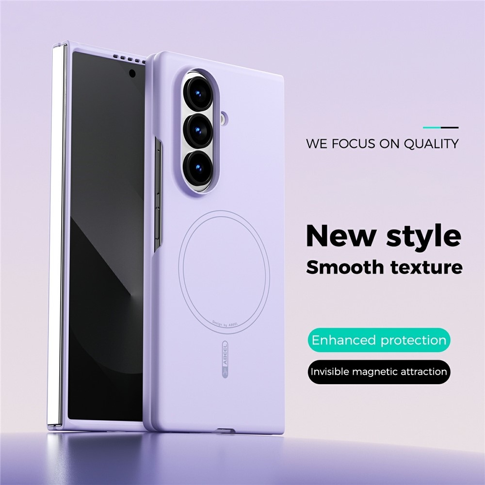Solide gelový obal s MagSafe na Samsung Galaxy Z Fold8 Ultra 5G - fialový