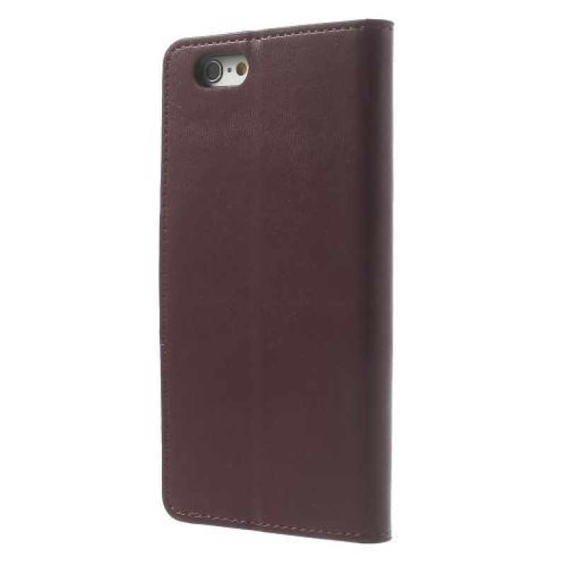Sonata PU kožené pouzdro na iPhone 6s Plus a 6 Plus - vínové