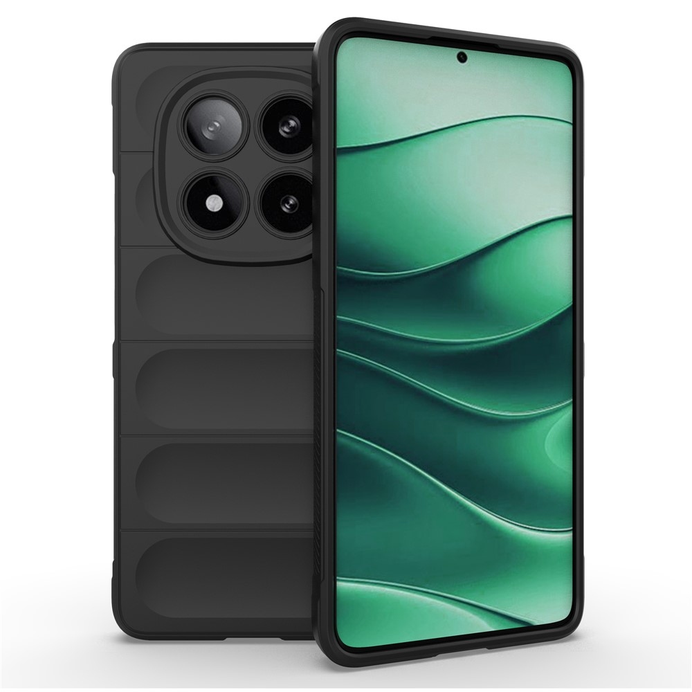 Rugg odolný gelový obal na Xiaomi Redmi Note 14 Pro 5G/Poco X7 5G - černý