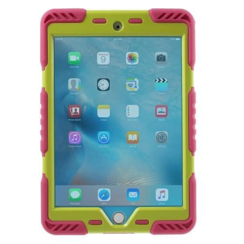 Spider hybridní odolný obal na iPad mini 4 - zelené/rose