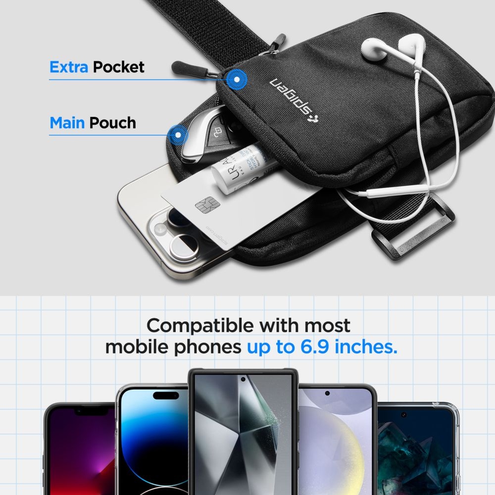 Spigen A702 Dynamic Shield sportovní pouzdro na paži