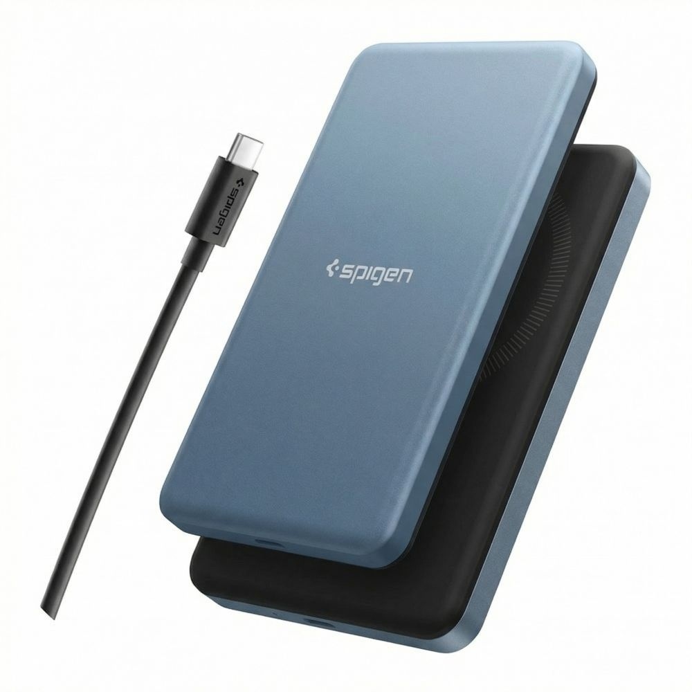 Spigen EA2205MQ MagSafe powerbanka 5000 mAh 22,5W Qi2 - modrá