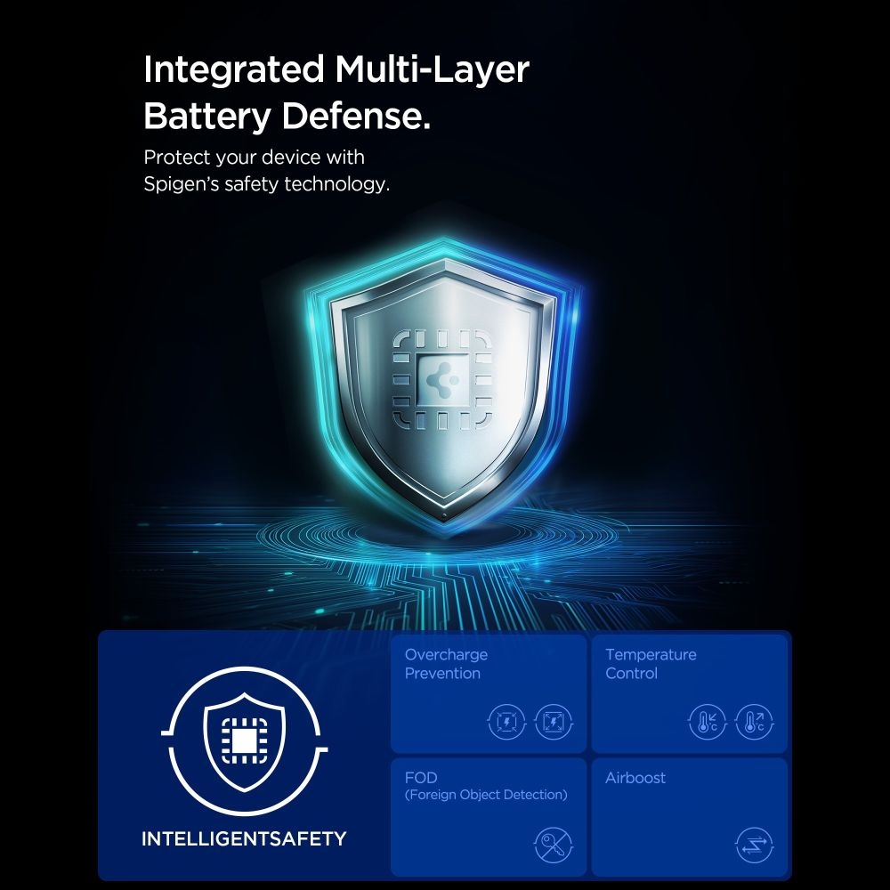 Spigen EV15MAQ magnetický držák do ventilace s MagSafe 15W Qi2 - černý