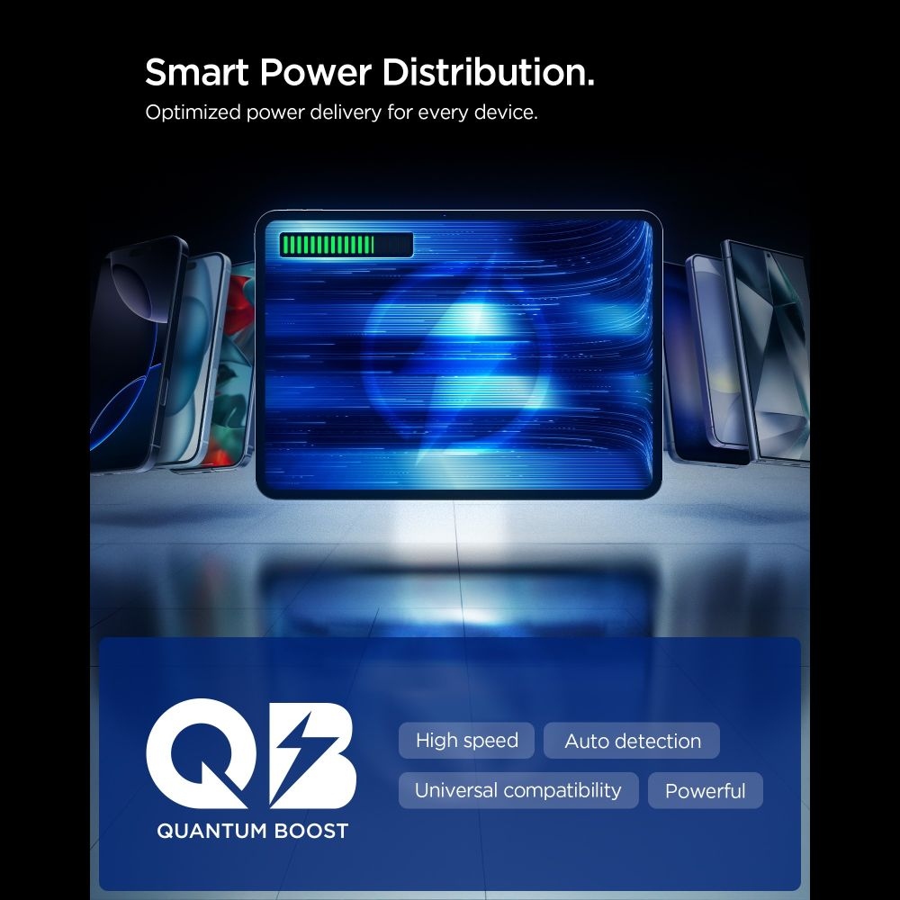 Spigen EV603BT autonabíječka 60W USB-C a USB-A - černá