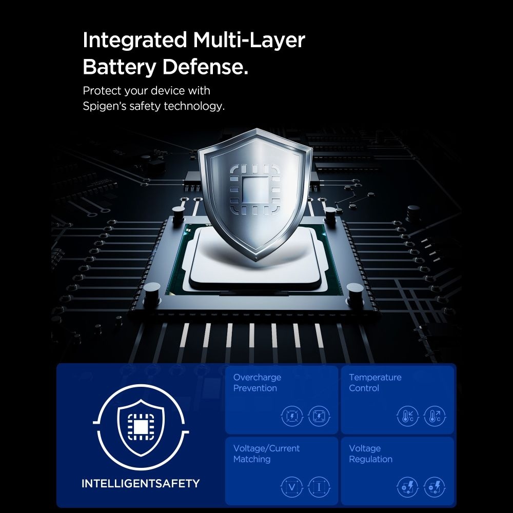 Spigen EV603BT autonabíječka 60W USB-C a USB-A - černá