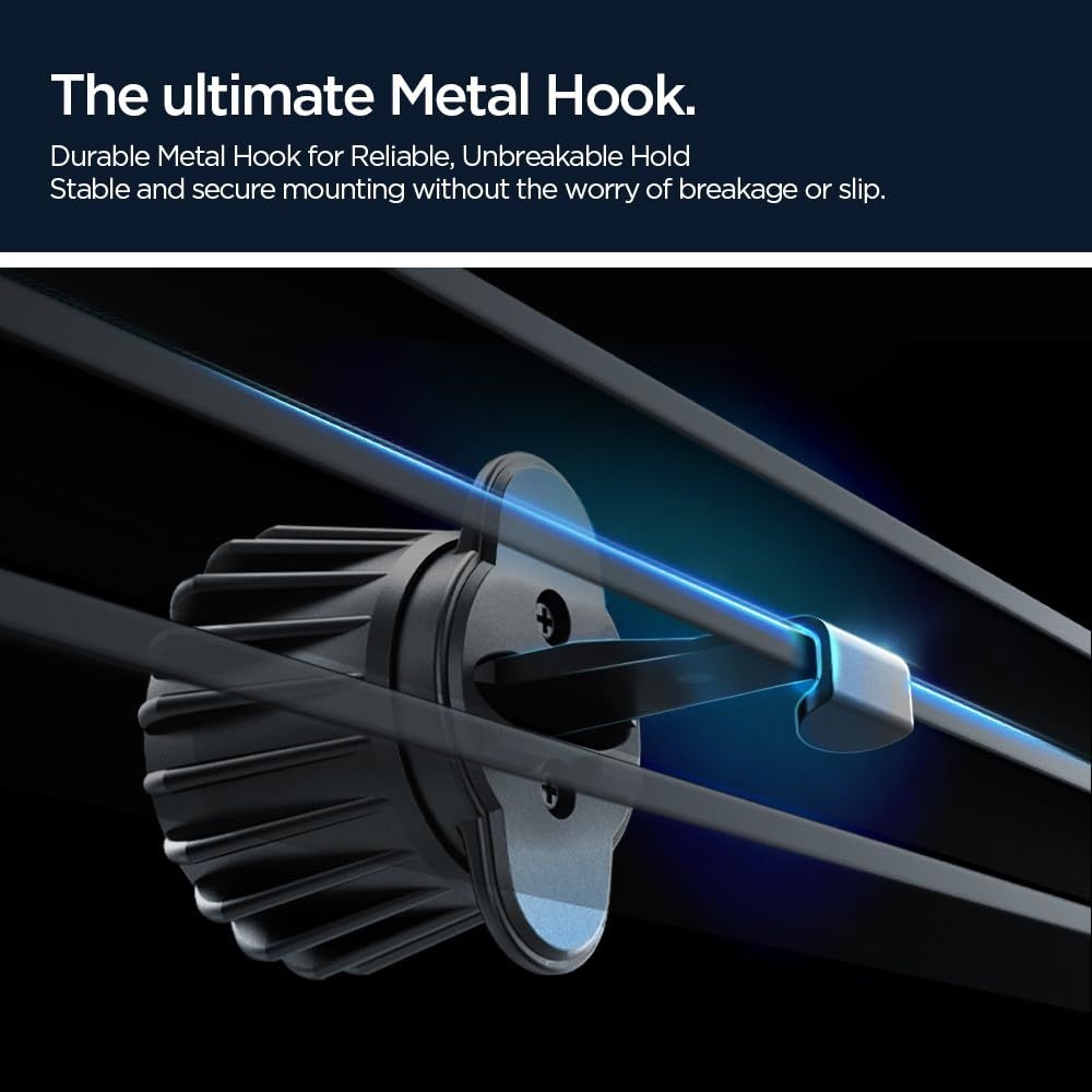 Spigen MFT13 magnetický držák MagSafe do auta na palubní desku i ventilaci - černý