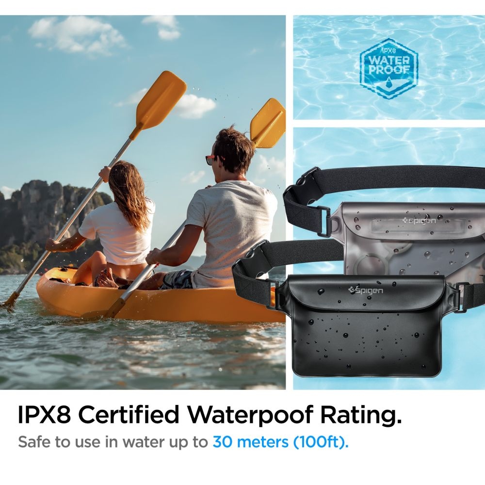 Spigen univerzální vodotěsné pouzdro A620  - černé