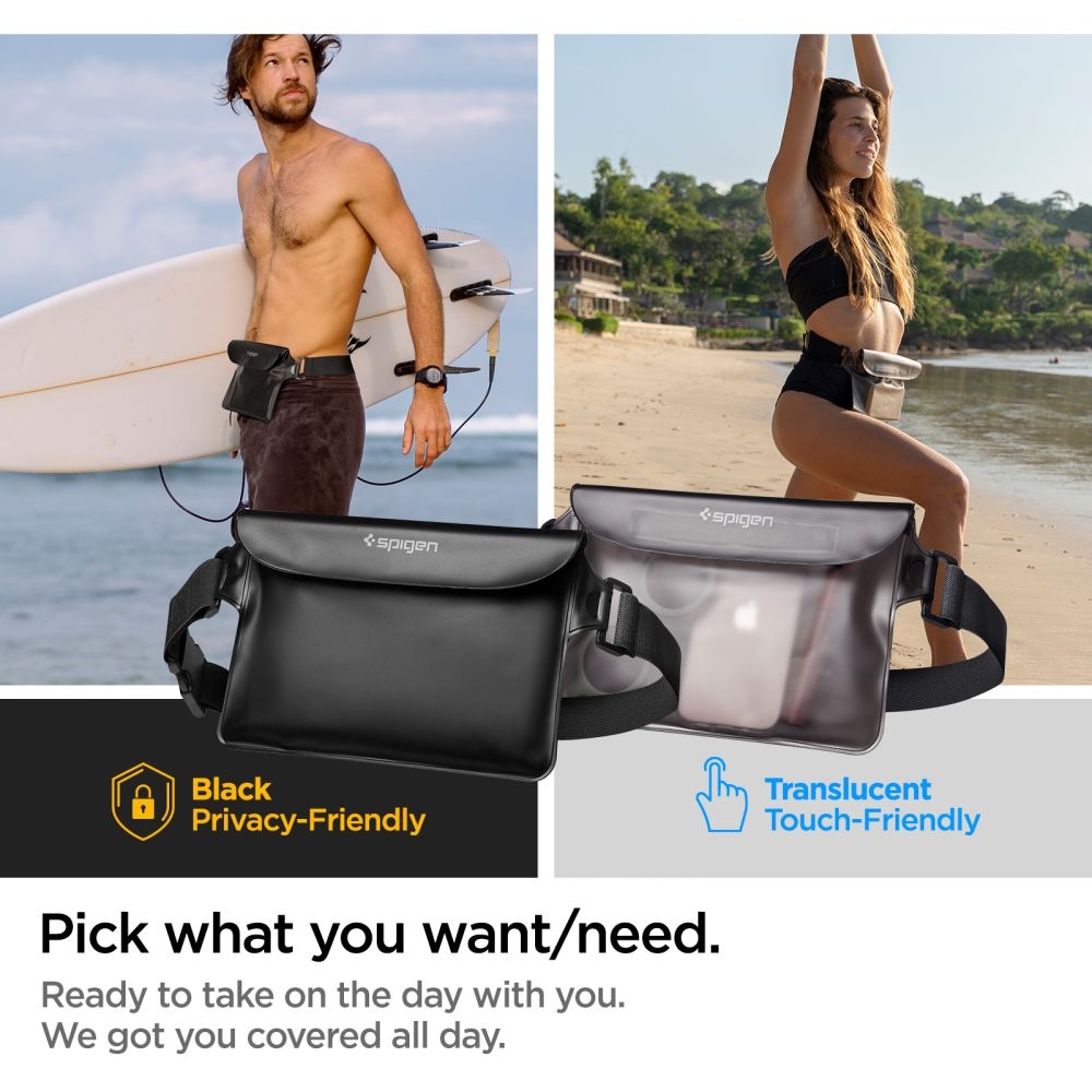 Spigen univerzální vodotěsné pouzdro A620  - černé