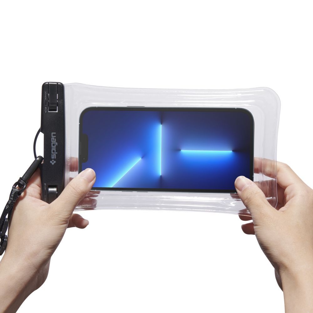 Spigen vodotěsné floating univerzální pouzdro A610 - průhledné