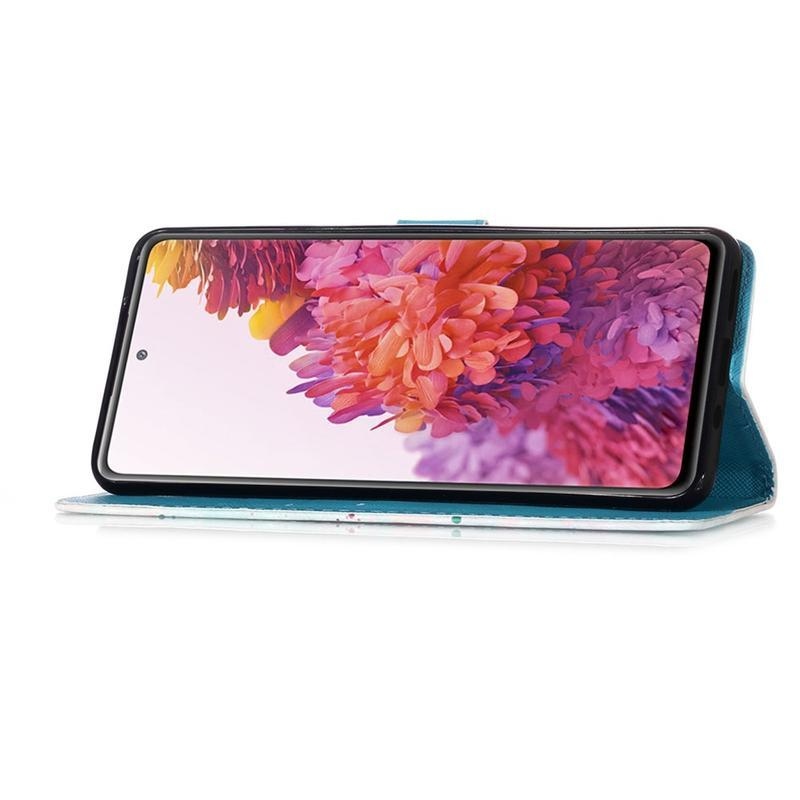 Spot PU kožené peněženkové pouzdro pro mobil Samsung Galaxy S20 FE/S20 FE 5G - lapač snů