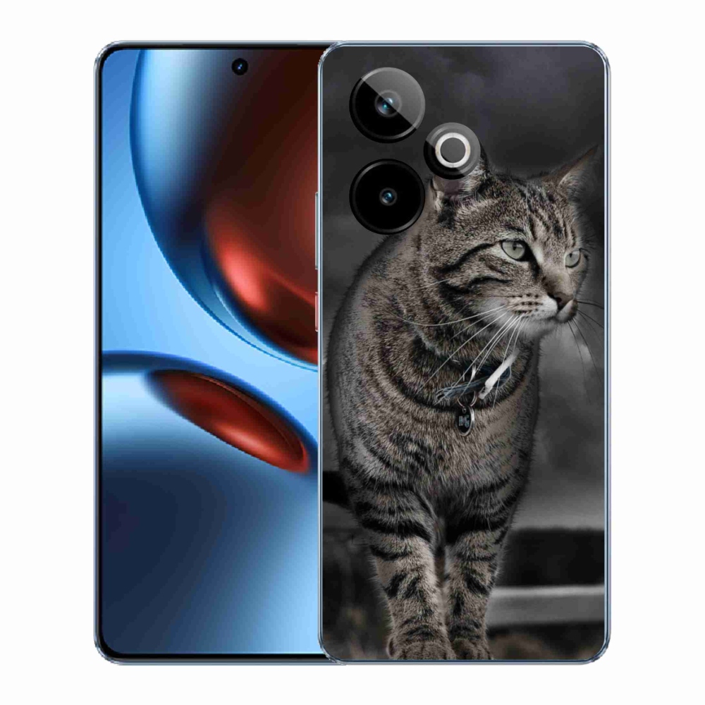 Gelový kryt mmCase na Realme GT 7 5G/GT 7T 5G - kočka