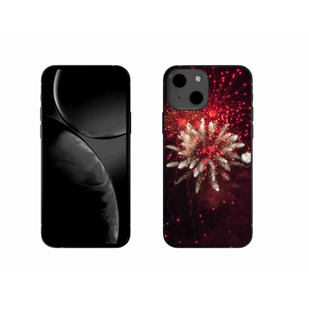 Gelový kryt mmCase na iPhone 13 6.1 - ohňostroj