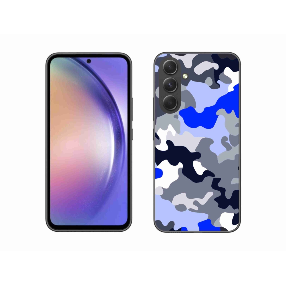Gelový kryt mmCase na Samsung Galaxy A54 5G - maskáčový vzor 8