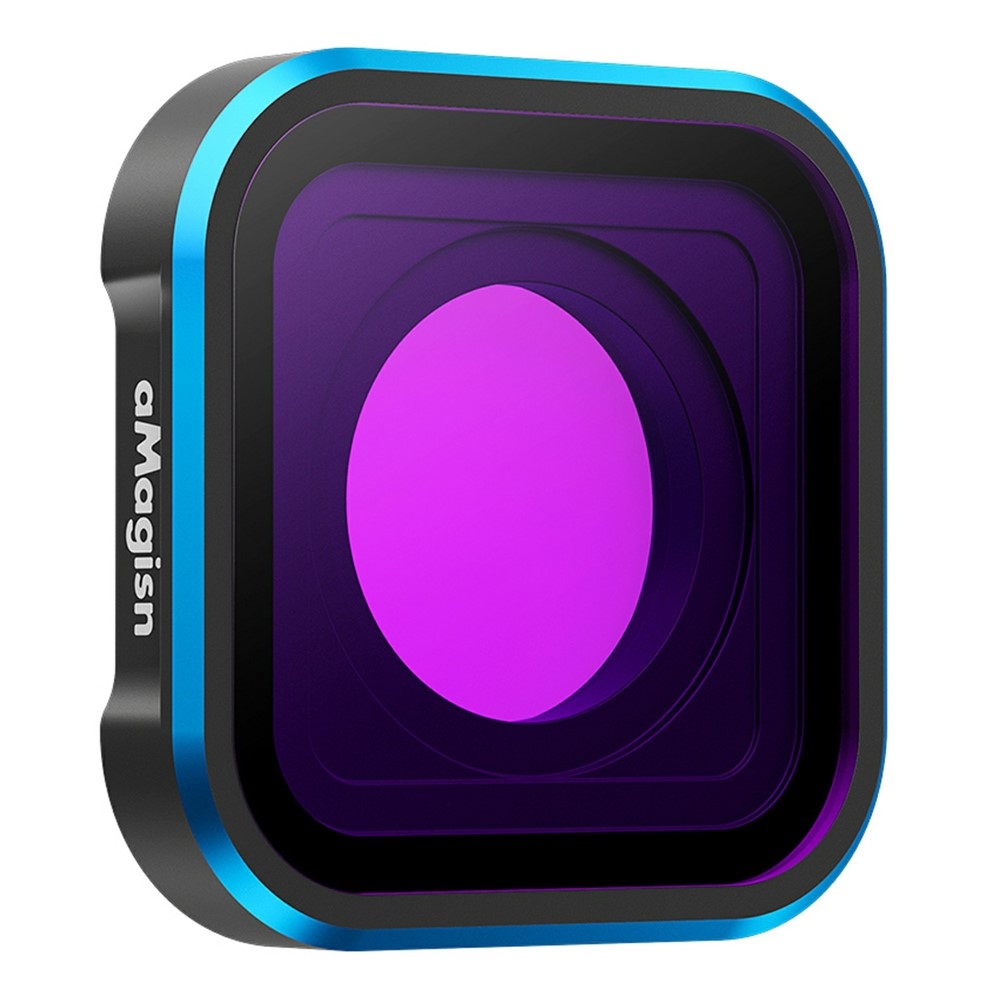 AMAGISN potápěčský filtr pro GoPro Hero 13/12/11/11 Mini/10/9 - fialový