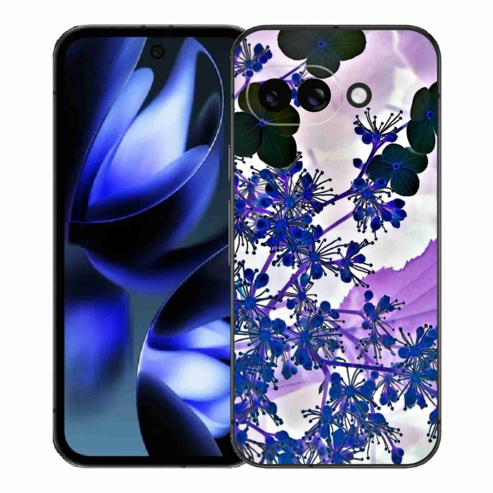 Gelový kryt mmCase na Google Pixel 9a - květ hortenzie