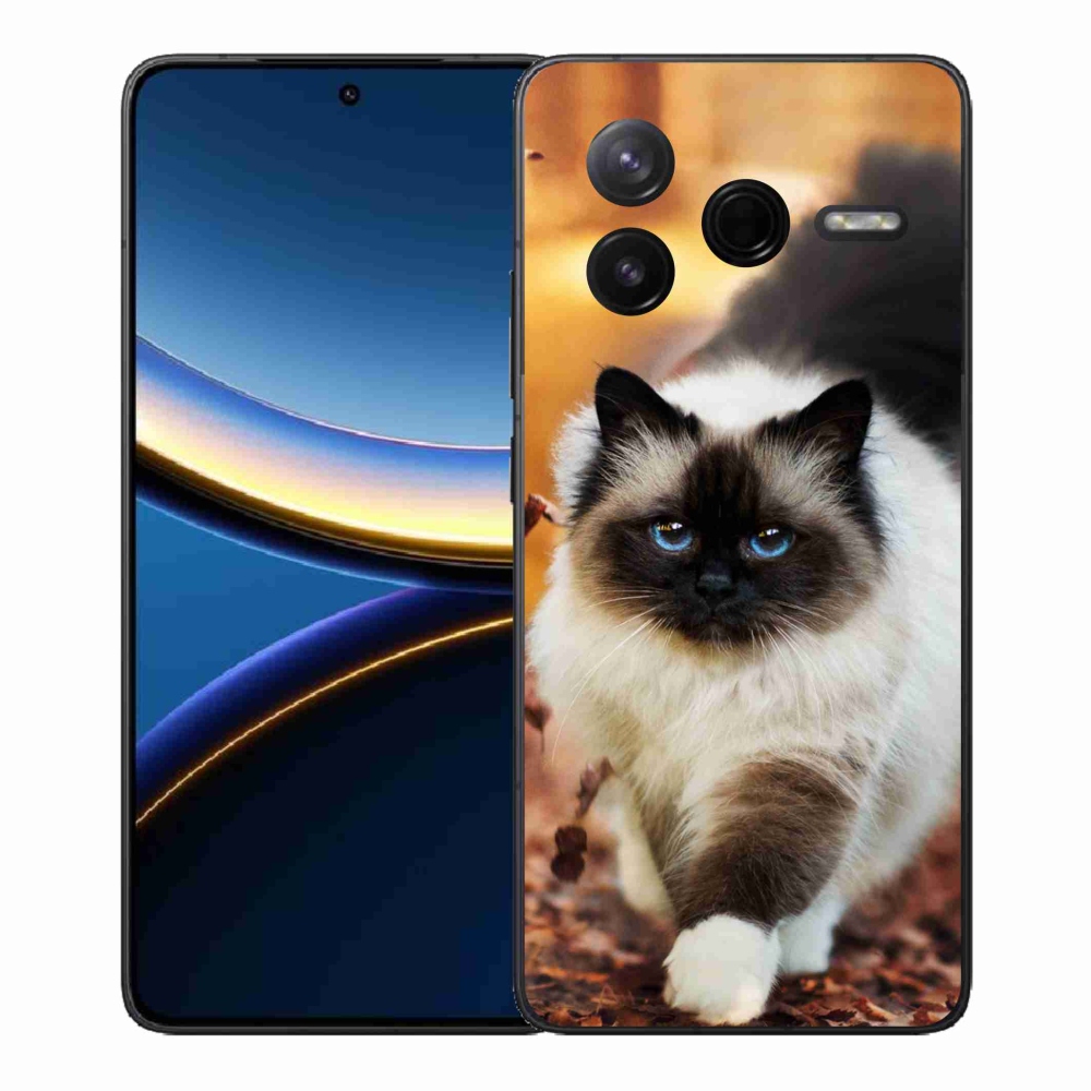 Gelový kryt mmCase na Xiaomi Poco F7 Pro - kočka