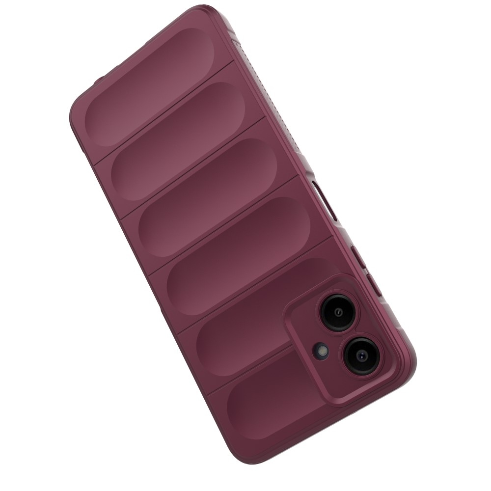 Rugg odolný gelový obal na Samsung Galaxy A06 4G - vínový