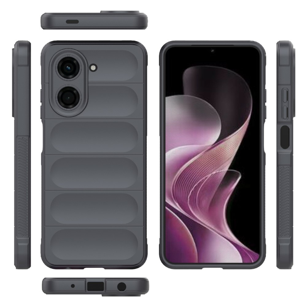 Rugg odolný gelový obal na Xiaomi Redmi A5 (171.7x77.8x8.3mm) - tmavěšedý