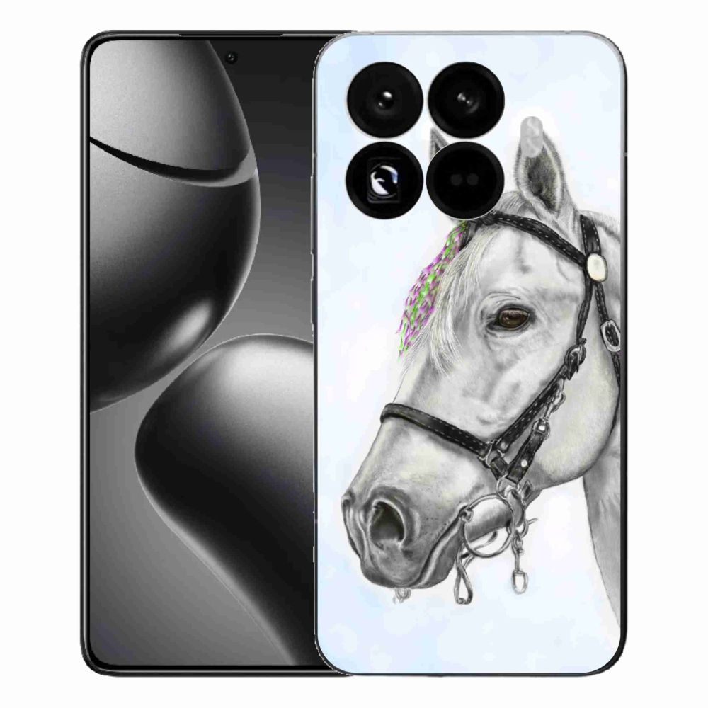 Gelový kryt mmCase na Xiaomi 15T Pro - bílý kůň 1