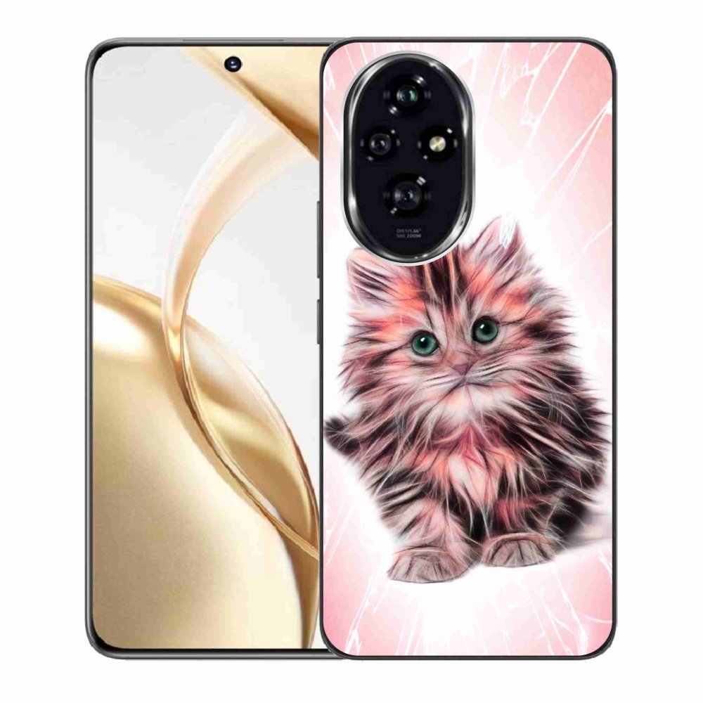 Gelový kryt mmCase na Honor 200 5G - roztomilé kotě