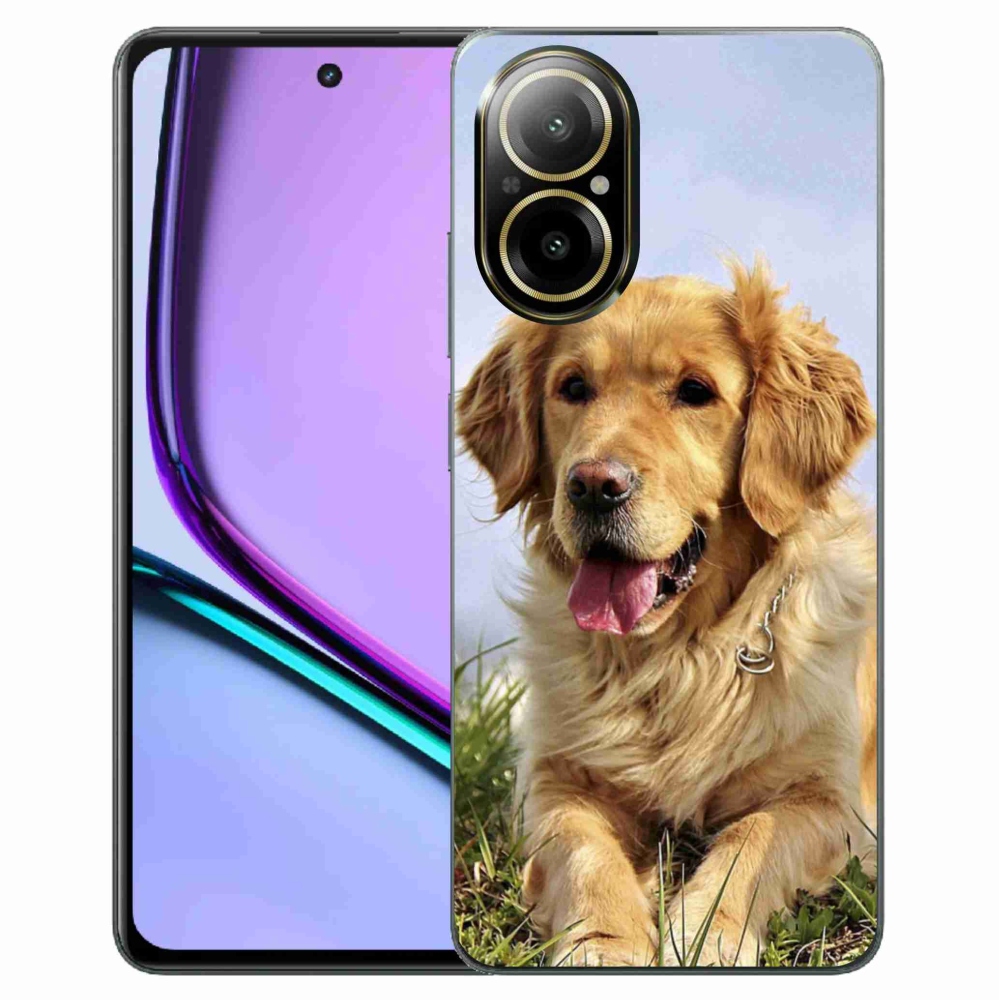 Gelový obal mmCase na Realme C67 - zlatý retrívr