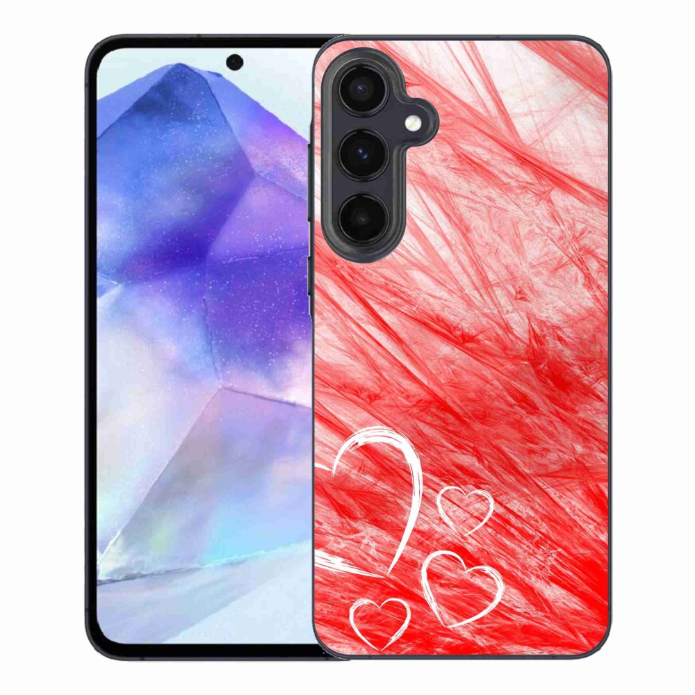 Gelový kryt mmCase na Samsung Galaxy A55 5G - heart
