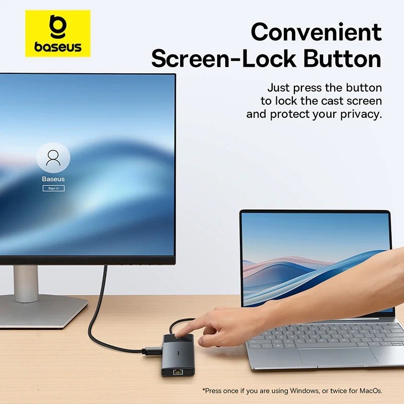 Baseus Metal Gleam II Series 10v1 USB-C HUB Dokovací Stanice Cosmic Black
